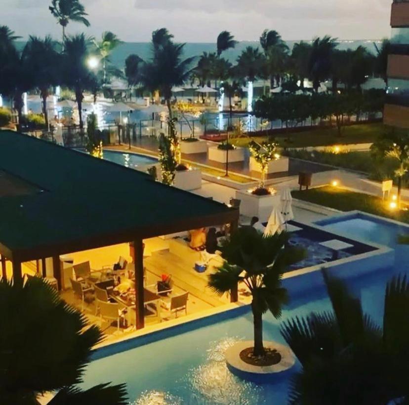 Apartamento A Beira Mar Com Piscina Estilo Resort Кабеделу Экстерьер фото