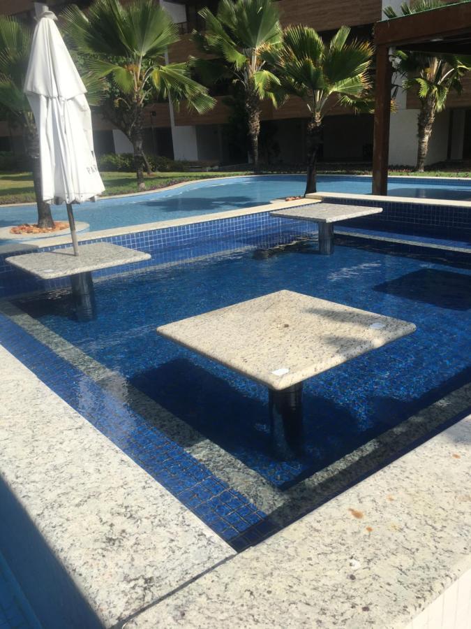 Apartamento A Beira Mar Com Piscina Estilo Resort Кабеделу Экстерьер фото