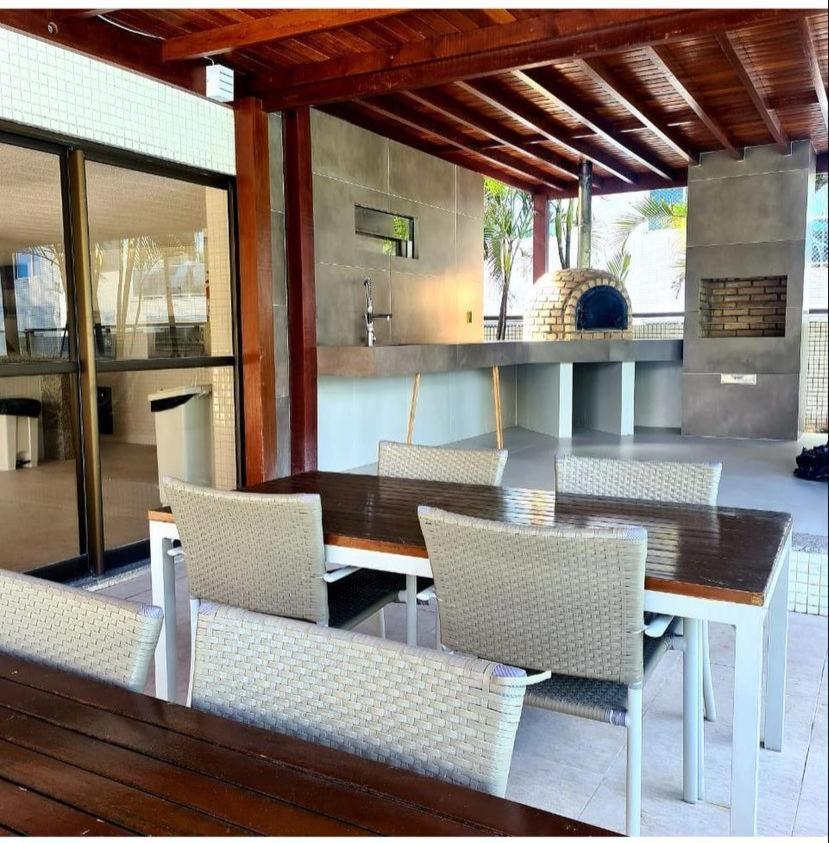 Apartamento A Beira Mar Com Piscina Estilo Resort Кабеделу Экстерьер фото